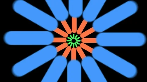 Blasting color lines Stock Footage 89127666