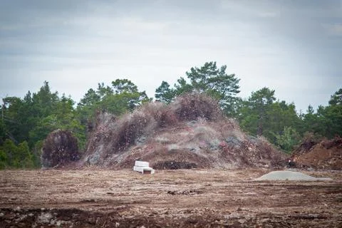 Blasting limestone in a quarry.gn Stock Photos