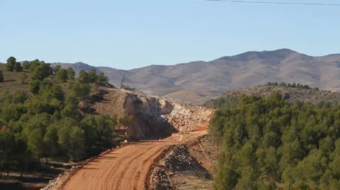 Blasting in slow motion. Stock Footage 6577004
