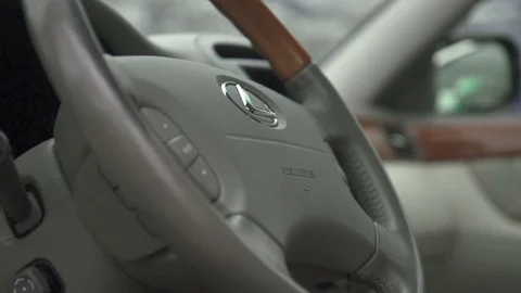Blastoff the car, steering wheel Stock Footage 71771208