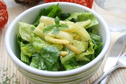 Blattsalat Foto stock