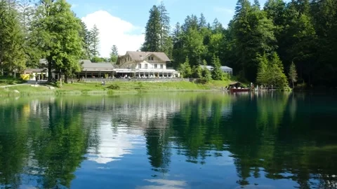 Blausee Lake Stock Footage 198706031