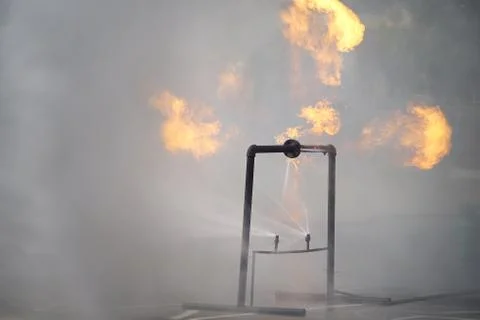 Blaze fire flame Stock Photos