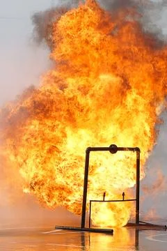 Blaze fire flame Stock Photos