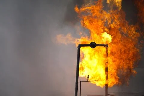 Blaze fire flame Stock Photos