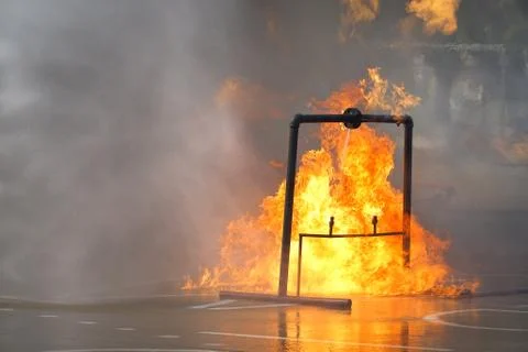 Blaze fire flame Stock Photos