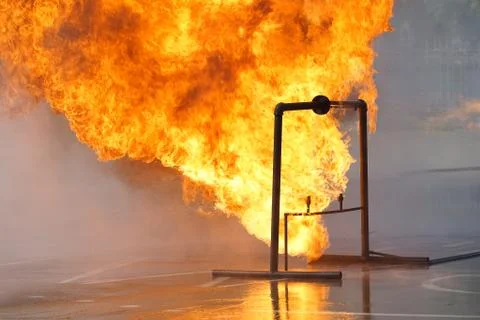 Blaze fire flame Stock Photos