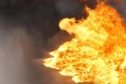 Blaze fire flame Stock Photos