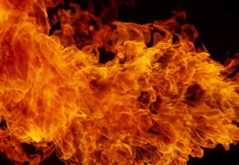 Blaze fire flame texture background Stock Photos