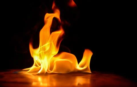 Blaze fire flame texture background Stock Photos