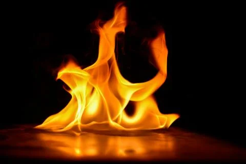 Blaze fire flame texture background Stock Photos