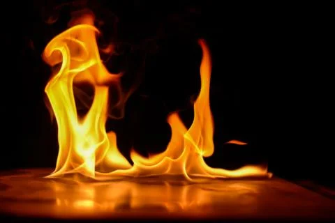 Blaze fire flame texture background Stock Photos