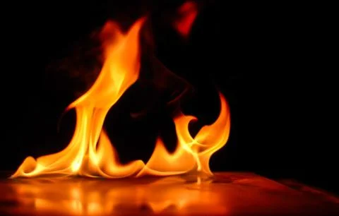 Blaze fire flame texture background Stock Photos