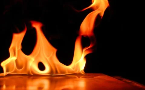 Blaze fire flame texture background Stock Photos