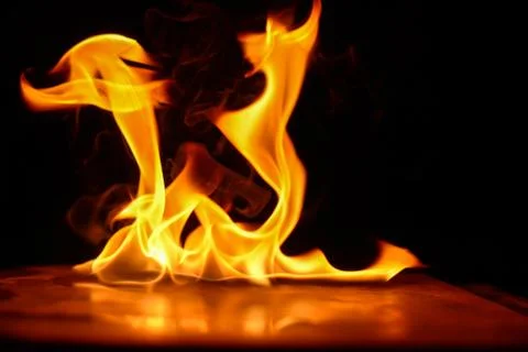 Blaze fire flame texture background Stock Photos