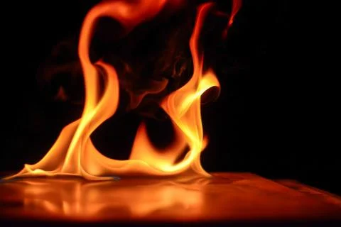 Blaze fire flame texture background Stock Photos