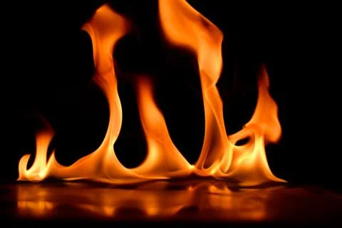 Blaze fire flame texture background Stock Photos