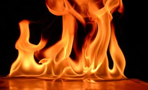 Blaze fire flame texture background Stock Photos