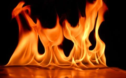 Blaze fire flame texture background Stock Photos