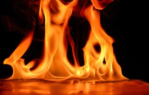 Blaze fire flame texture background Stock Photos