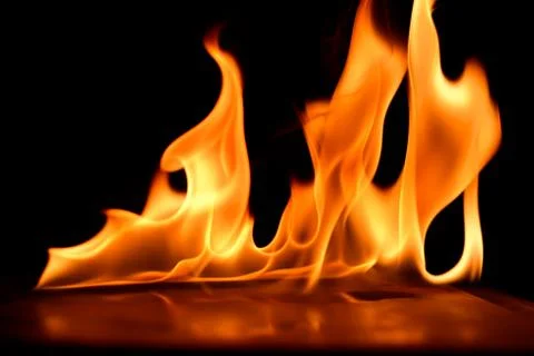 Blaze fire flame texture background Stock Photos