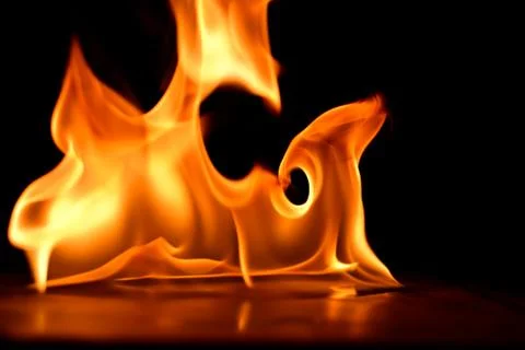 Blaze fire flame texture background Stock Photos