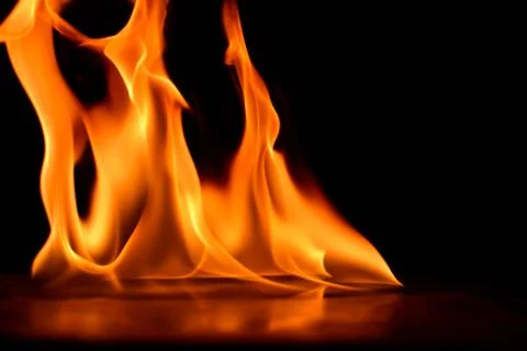 Blaze fire flame texture background Stock Photos