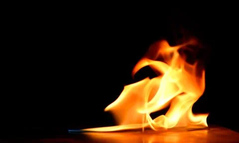 Blaze fire flame texture background Stock Photos