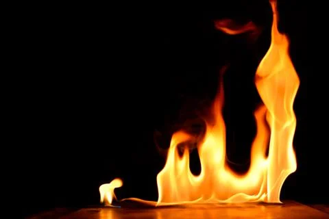 Blaze fire flame texture background Stock Photos