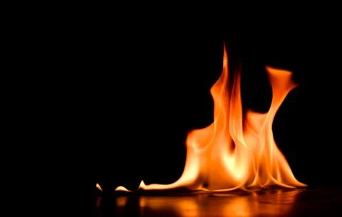 Blaze fire flame texture background Stock Photos