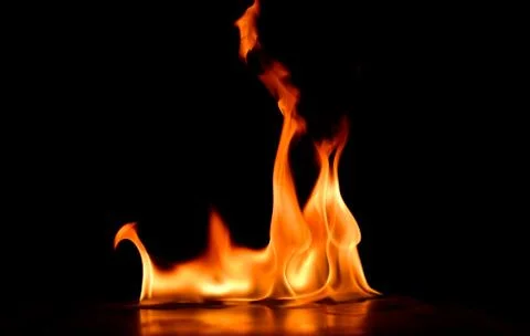 Blaze fire flame texture background Stock Photos