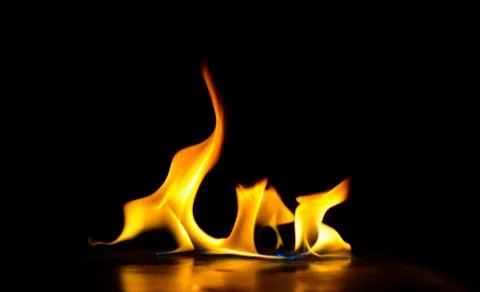 Blaze fire flame texture background Stock Photos