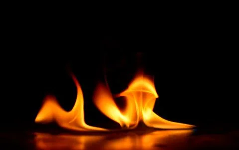 Blaze fire flame texture background Stock Photos