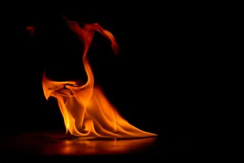Blaze fire flame texture background Stock Photos