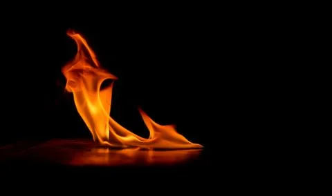 Blaze fire flame texture background Stock Photos