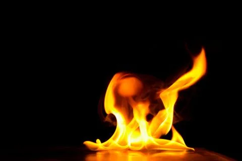 Blaze fire flame texture background Stock Photos