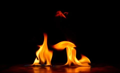Blaze fire flame texture background Stock Photos