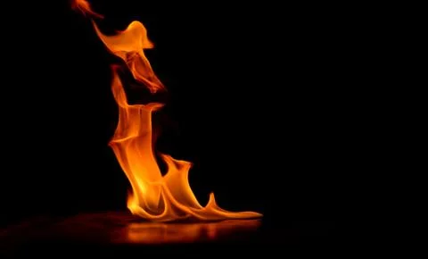 Blaze fire flame texture background Stock Photos
