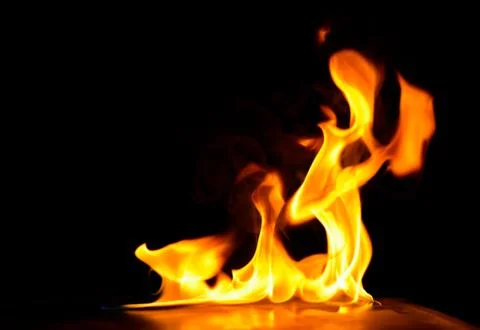 Blaze fire flame texture background Stock Photos