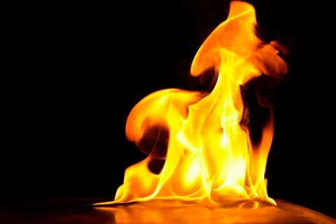 Blaze fire flame texture background Stock Photos