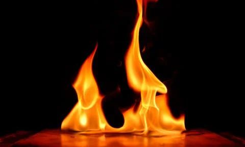 Blaze fire flame texture background Stock Photos