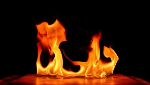 Blaze fire flame texture background Stock Photos