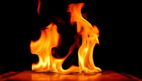 Blaze fire flame texture background Stock Photos