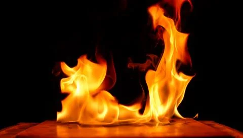 Blaze fire flame texture background Stock Photos