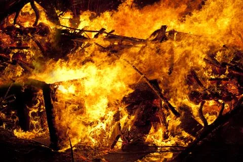 Blaze fire flame texture background Stock Photos