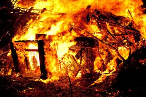 Blaze fire flame texture background Stock Photos