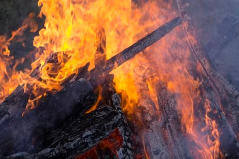 Blaze fire flame texture background Foto stock