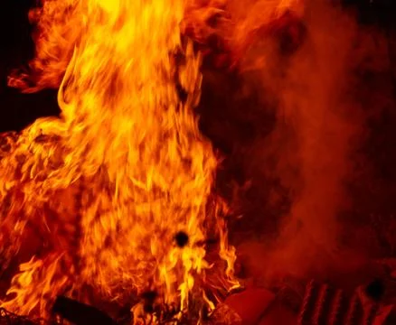 Blaze fire flame texture background Stock Photos