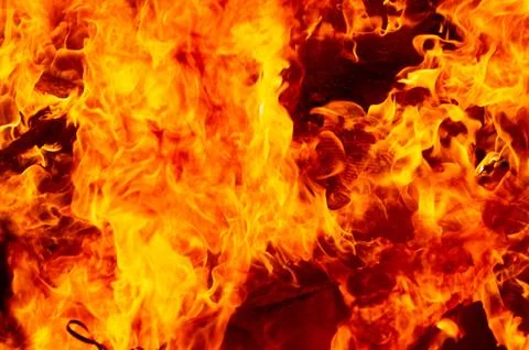 Blaze fire flame texture background Foto stock