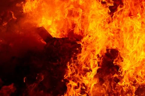 Blaze fire flame texture background Stock Photos